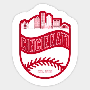 Cincinnati Baseball 02 Sticker